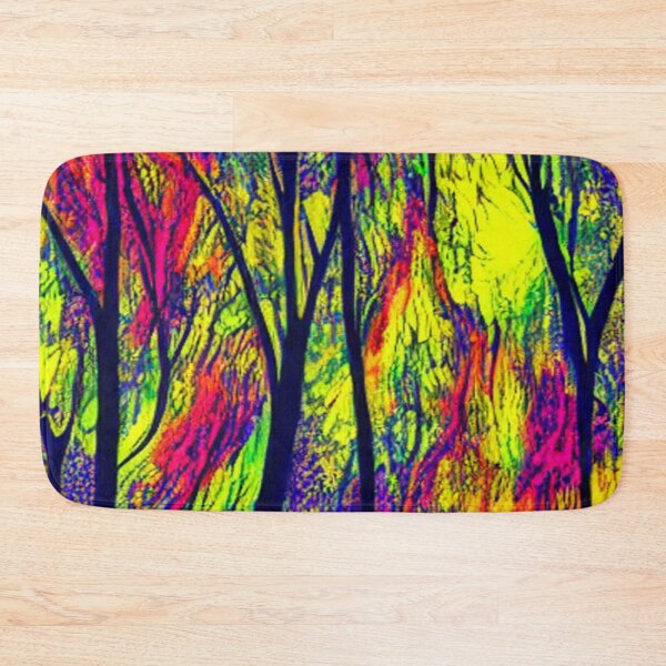Item preview, Abstract Tree Pattern on Colorful Sunset designed and sold by calibrit.
