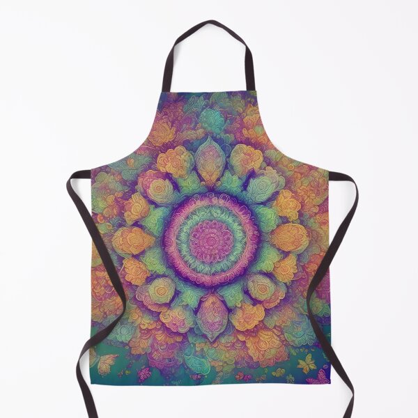 Item preview, Colorful mandala with butterfly designed and sold by ThiagoSDantas.