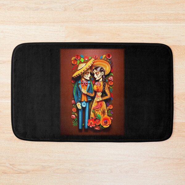 Item preview, Amantes Enamorados - Día de los Muertos - Lovers in Love - Day of the Dead designed and sold by Rickie Pauley.
