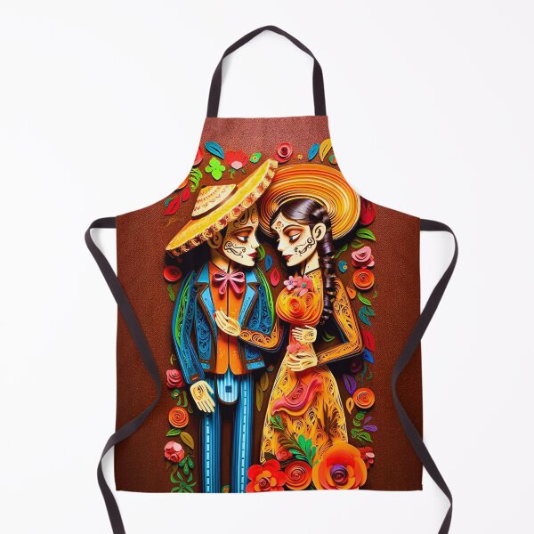 Item preview, Amantes Enamorados - Día de los Muertos - Lovers in Love - Day of the Dead designed and sold by Rickie Pauley.