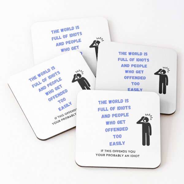 Item preview, The world is full of idiots designed and sold by BeeDazzzled.