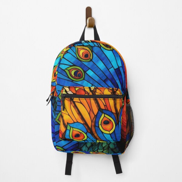 Item preview, Stained Glass Peacock Painting designed and sold by The Proud Peacock.