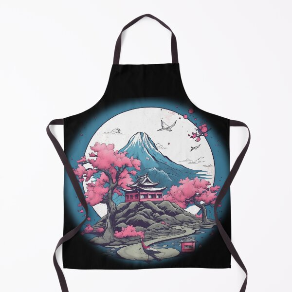 Artikelvorschau, Mt. Fuji mit Kirschblüten entworfen und verkauft von ArtbyAiGallery.