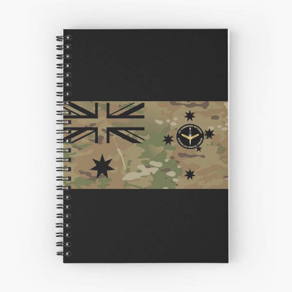 Item preview, Australian Flag (Commando Multicam Black & White) designed and sold by RENAGADE4LYF.