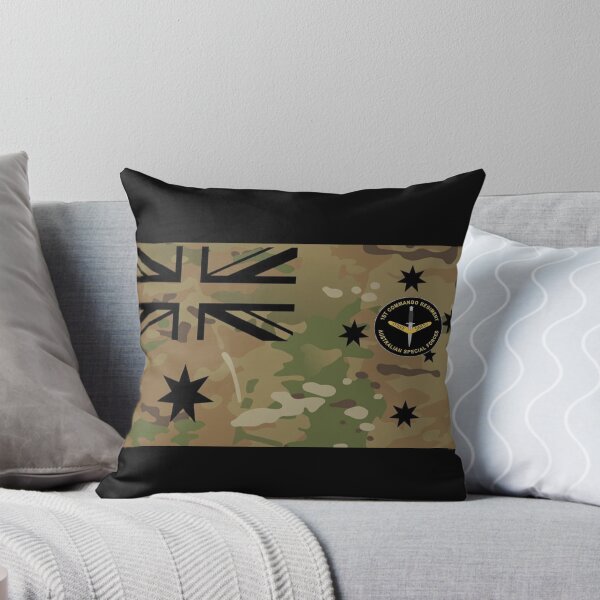 Item preview, Australian Flag (Commando Multicam Black & White) designed and sold by RENAGADE4LYF.