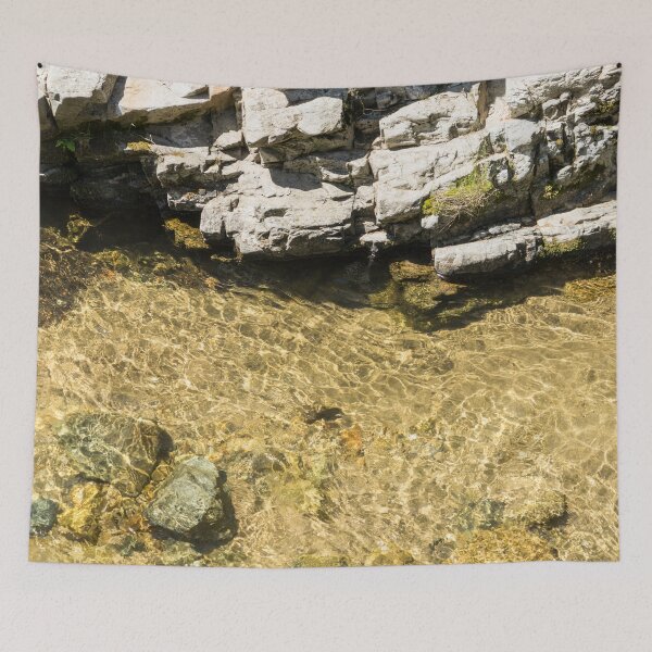 Item preview, Marble Riverbank - Glittering Crystalline Flow in the Sunshine designed and sold by Georgia Mizuleva.