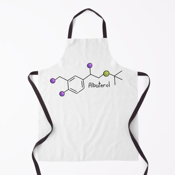 Item preview, Albuterol Chemical Structure  designed and sold by EmyBeeDesigns.