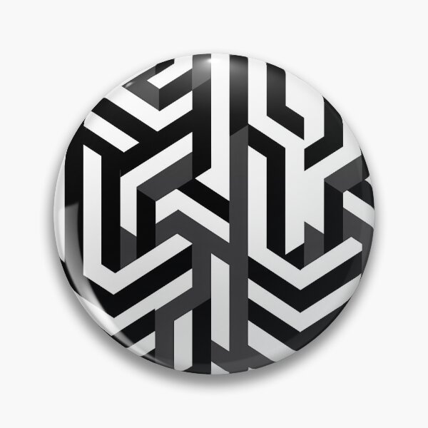 Item preview, Abstract Geometric Grayscale Pattern - Modern and Sophisticated designed and sold by SweetWhiskers.