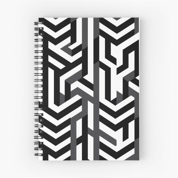 Item preview, Abstract Geometric Grayscale Pattern - Modern and Sophisticated designed and sold by SweetWhiskers.