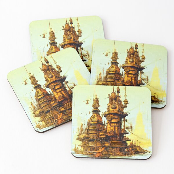 Item preview, Victorian Steampunk Architecture designed and sold by entwithanaxe.