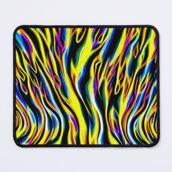 Item preview, Abstract Neon Chaos Flames Pattern designed and sold by calibrit.