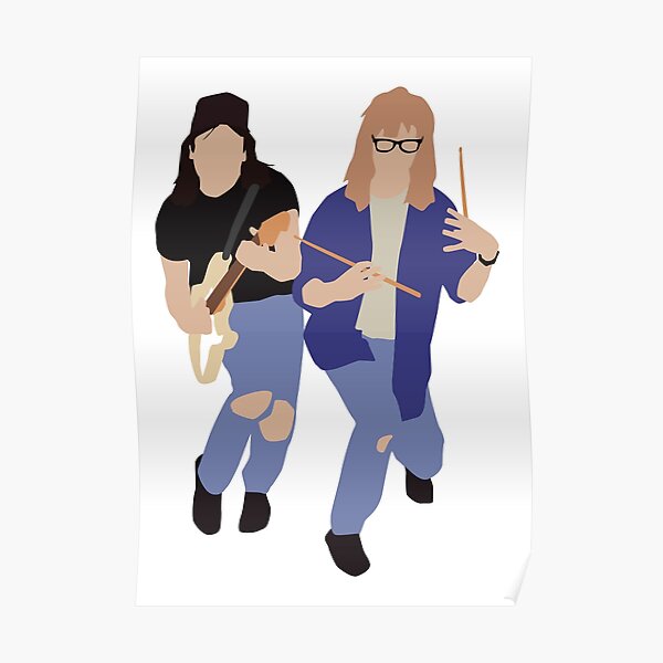 Wayne's World Minimal Style Poster