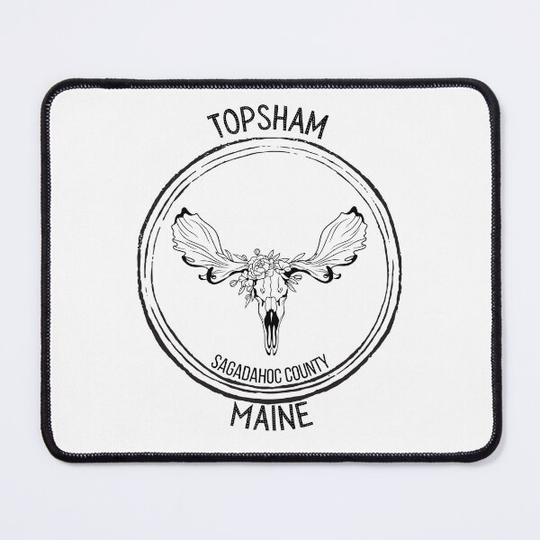 Item preview, Topsham Maine Moose Skull designed and sold by Ashley Gagnon.