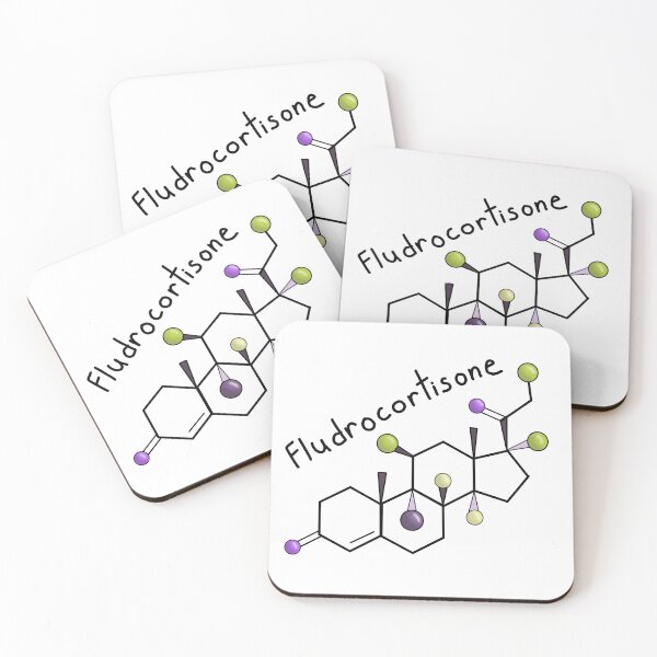 Item preview, Fludrocortisone Chemical Structure  designed and sold by EmyBeeDesigns.