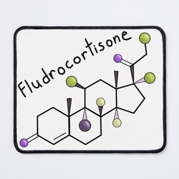Item preview, Fludrocortisone Chemical Structure designed and sold by EmyBeeDesigns.
