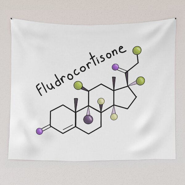 Item preview, Fludrocortisone Chemical Structure  designed and sold by EmyBeeDesigns.
