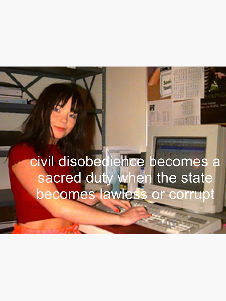 Thumbnail 3 von 3, Sticker, Björk Weisheit designt und verkauft von saige161iq.