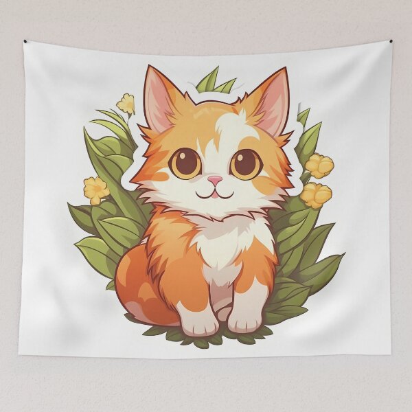 Item preview, Chibi Farm Cat Image designed and sold by PopPopGfx.