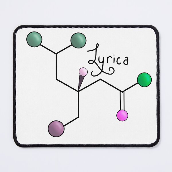 Item preview, Lyrica Chemical Structure  designed and sold by EmyBeeDesigns.