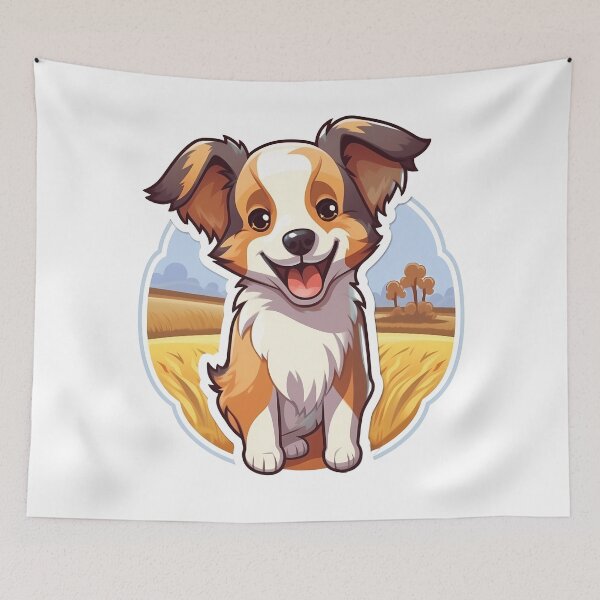 Item preview, Chibi Farm Dog Image designed and sold by PopPopGfx.