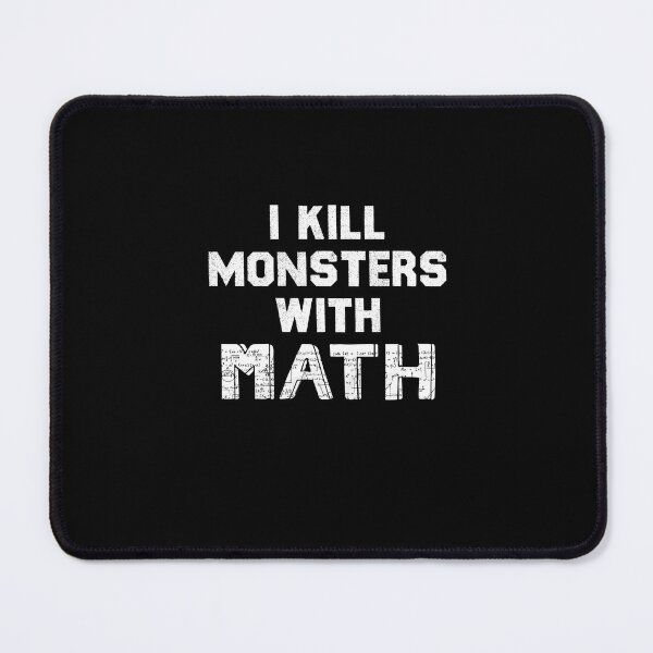 Item preview, Funny Fantasy distressed saying I kill monsters with math Tabletop RPG Gamer Men's & Women's designed and sold by wearebnw.