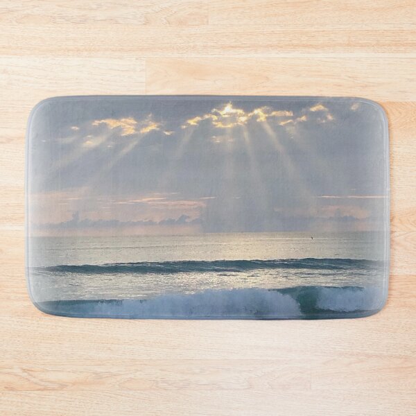 Item preview, Beautiful ocean view with sun rays breaking through the clouds designed and sold by LiliyaHarpe.