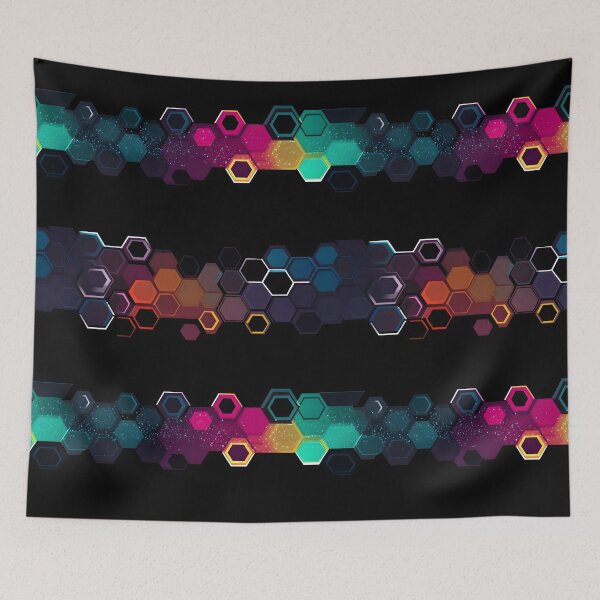 Item preview, High-Tech Hexagon Banner  – Seamless designed and sold by GalacticLabs.