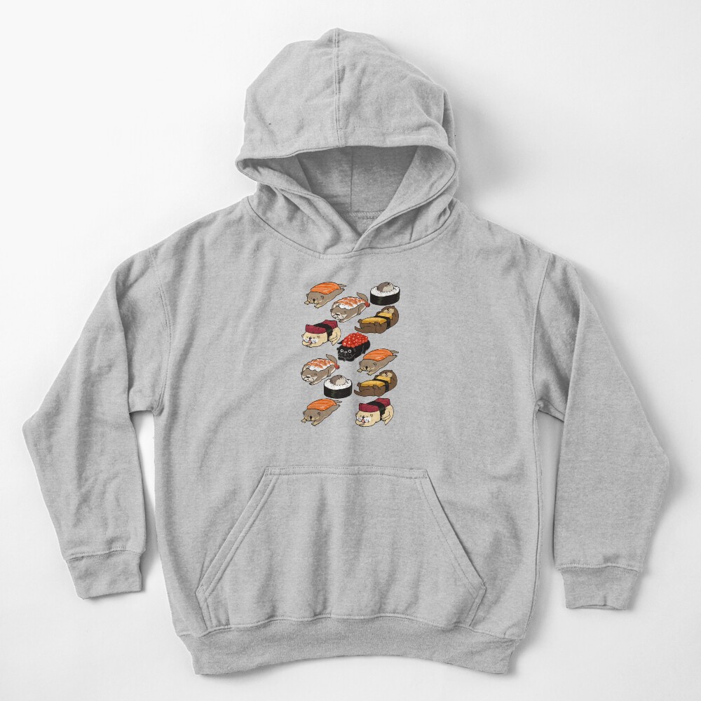 Sushi Otter Kids Pullover Hoodie