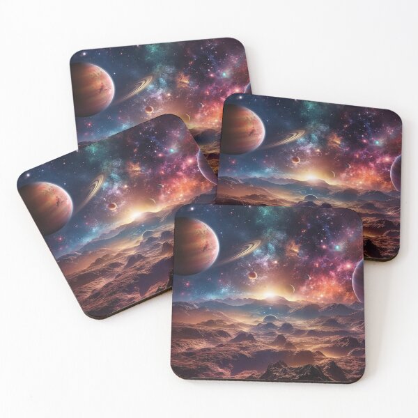 Item preview, "Stellar Symphony: Celestial Worlds Gazing into the Cosmos" designed and sold by Lunashop3624.