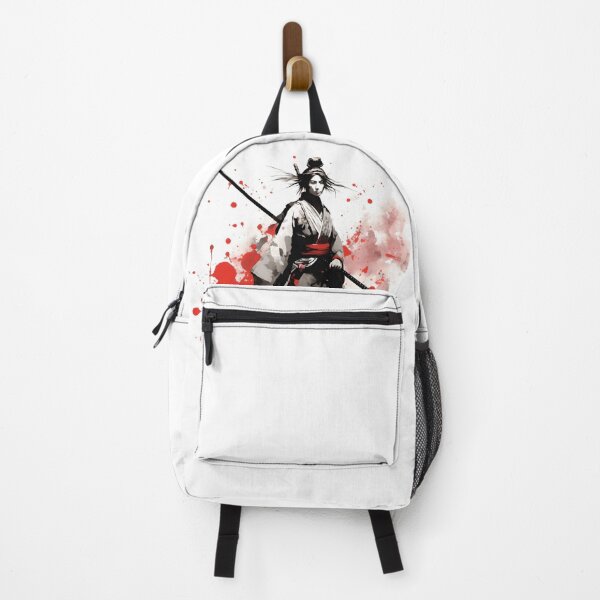 Item preview, Japanese Sumi-E Style Female Samurai  designed and sold by Kyasarin-sensei.