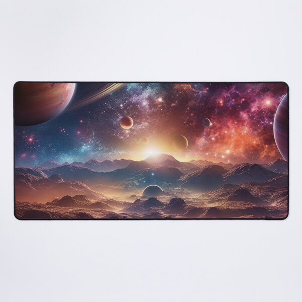 Item preview, "Stellar Symphony: Celestial Worlds Gazing into the Cosmos" designed and sold by Lunashop3624.