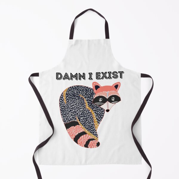 Item preview, Damn I Exist Raccoon Design designed and sold by Harsh Katariya.