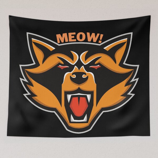 Item preview, Meow Raccoon Design  designed and sold by Harsh  Katariya.