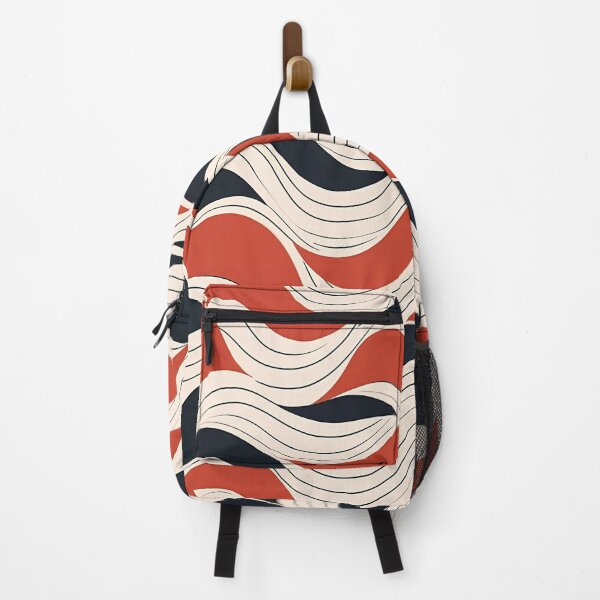 Item preview, Elegant Wavy Lines - Bold Color Scheme designed and sold by SweetWhiskers.