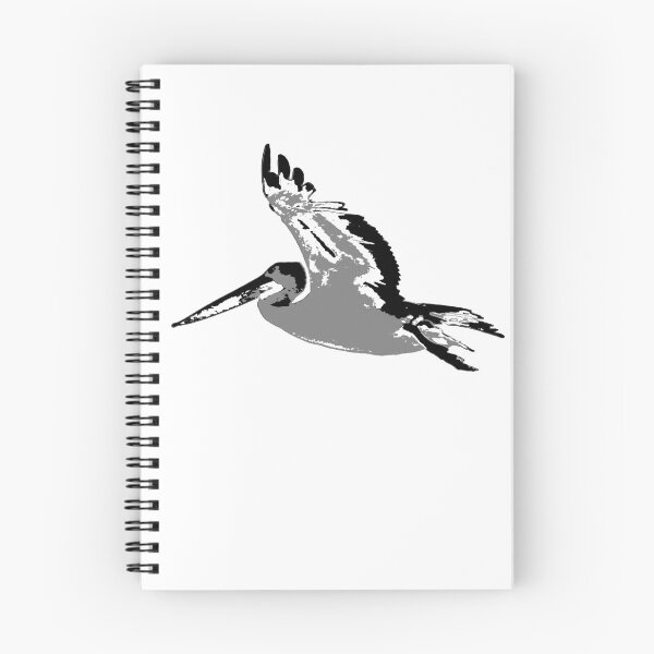 Item preview, Pelican Flying in Black & White! designed and sold by Mickangelhere.