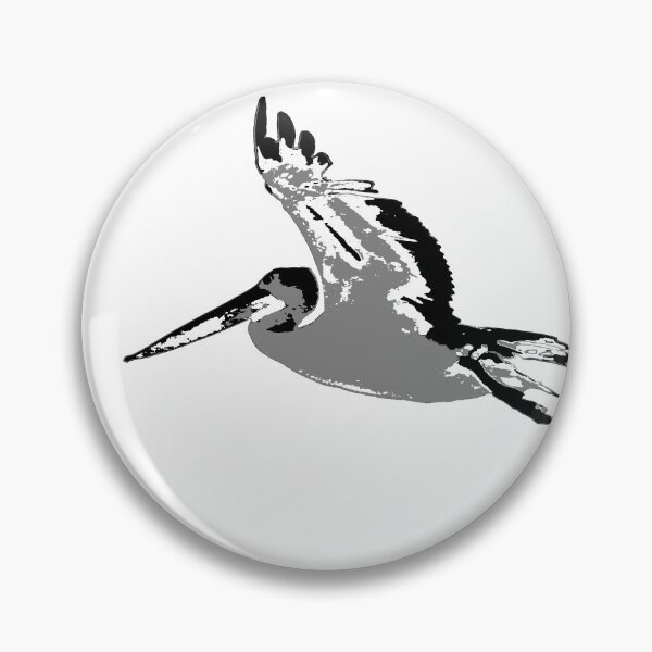 Item preview, Pelican Flying in Black & White! designed and sold by Mickangelhere.