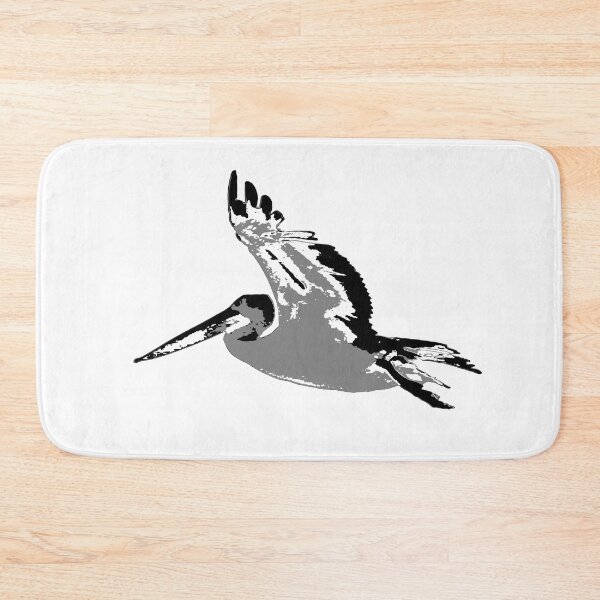 Item preview, Pelican Flying in Black & White! designed and sold by Mickangelhere.
