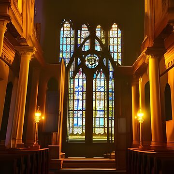 Artwork thumbnail, Inside an old Church by LenCarol
