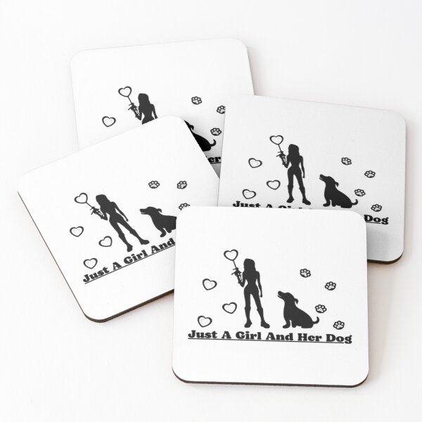 Item preview, Just A Girl And Her Dog - Pets designed and sold by AnimalWorldArtt.