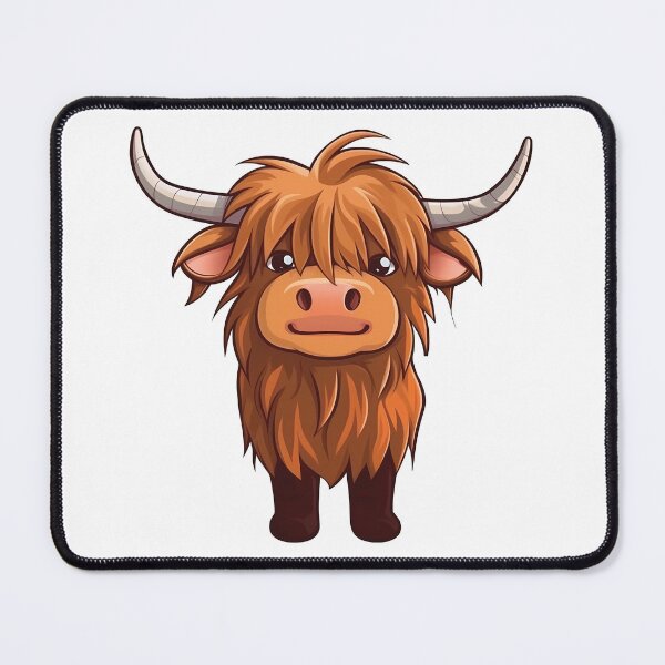 Item preview, Chibi Highland Cow Image designed and sold by PopPopGfx.