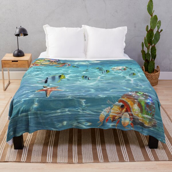 Item preview, seabed,  crab, cancer, star, fish designed and sold by Maria Mihailova.