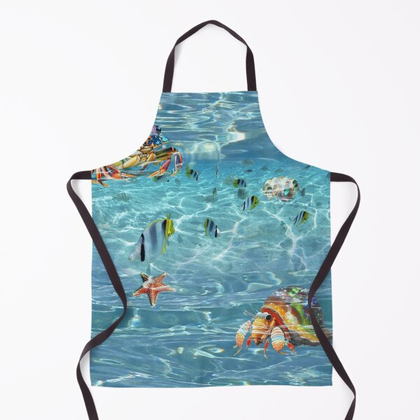 Item preview, seabed,  crab, cancer, star, fish designed and sold by Maria Mihailova.