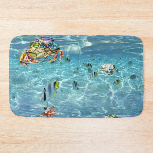 Item preview, seabed,  crab, cancer, star, fish designed and sold by Maria Mihailova.