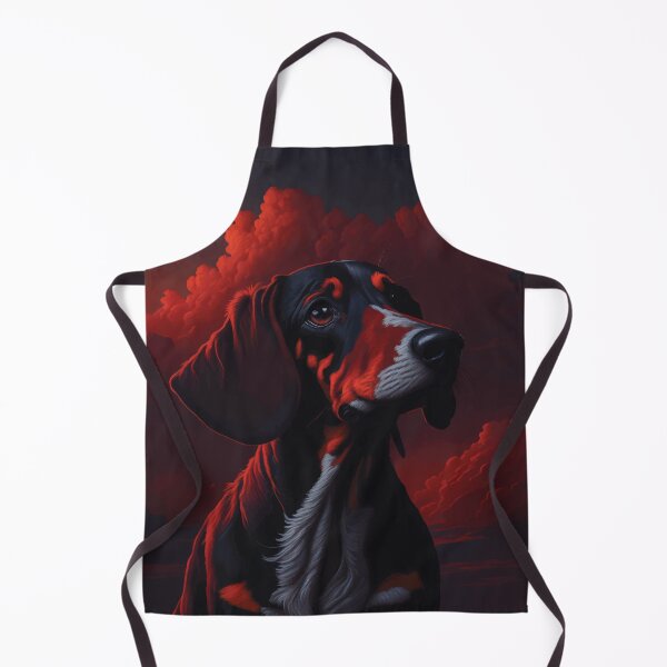 Item preview, a Dachshund in the sky portrait painting designed and sold by unepommedeterre.