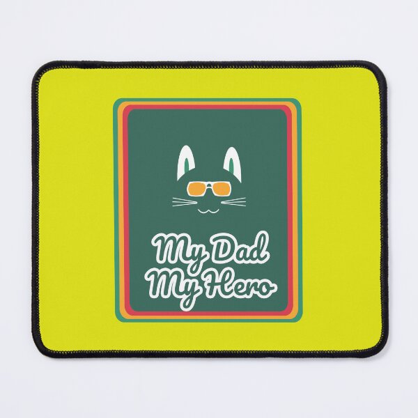 Item preview, Big Cat Retro Cool: "My Dad, My Hero" designed and sold by csalvati77.