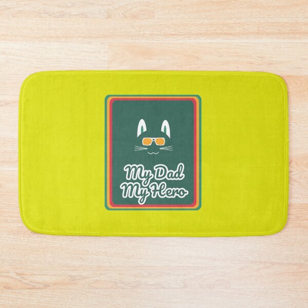 Item preview, Big Cat Retro Cool: "My Dad, My Hero" designed and sold by csalvati77.