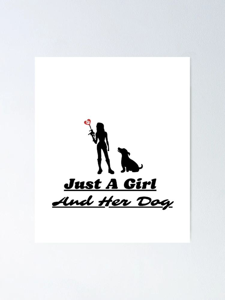 Young Girl With Her Dog/キース カーター/ポスター Young Girl With Her Dog/キース カーター/ポスター Young Girl