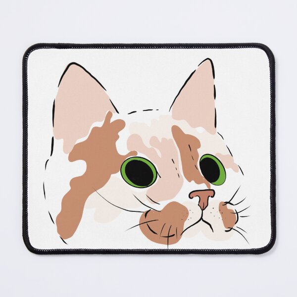 Item preview, Cute cat art,cat with green clasps.Beautiful cute kitten designed and sold by Anhen-new-style.