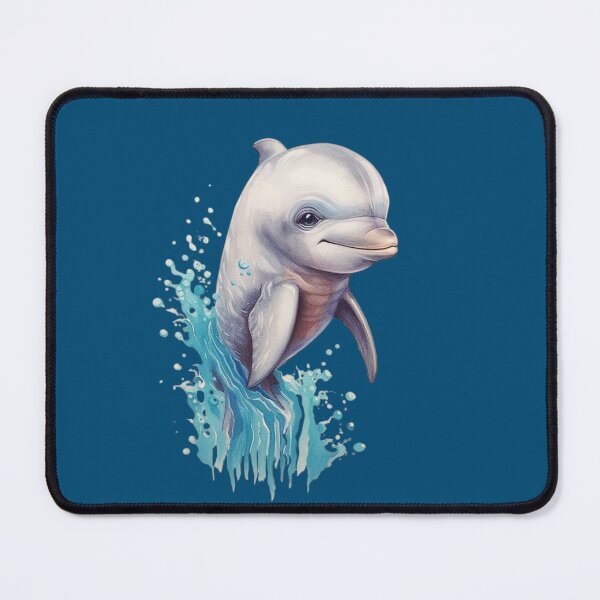 Item preview, animated dolphin digital art designed and sold by DigitalPixelize.