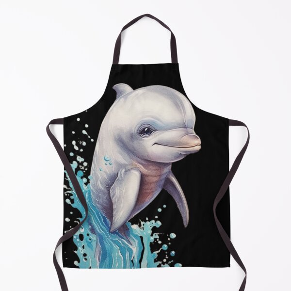 Item preview, animated dolphin digital art designed and sold by DigitalPixelize.